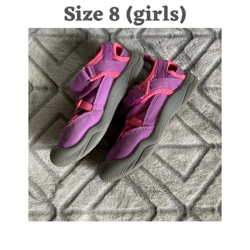 Kids Purple and Pink Shoes